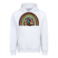 White Christmas cowboy boots rainbow Urban Hoodie - RanaPortraitStore