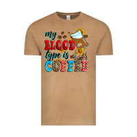 Vintage Camel my blood type is coffee Vintage Tee - Zillion Design Studio