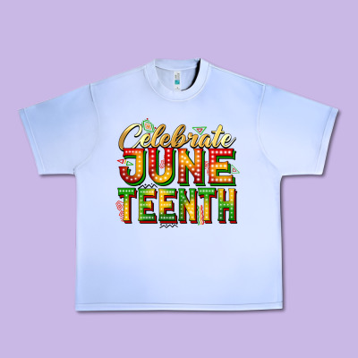 Celebrate Juneteenth Urban Heavy Tee Designed By Zillion Design Studio