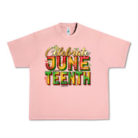 Salmon Celebrate juneteenth Urban Heavy Tee - Zillion Design Studio
