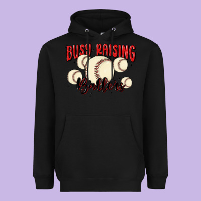 Busy Raising Ballers Heavyweight Hoodie Designed By Maliassmallbusiness
