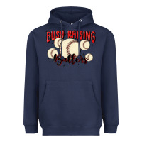 Navy busy raising ballers Heavyweight Hoodie - MaliasSmallBusiness