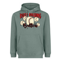 Sage busy raising ballers Heavyweight Hoodie - MaliasSmallBusiness