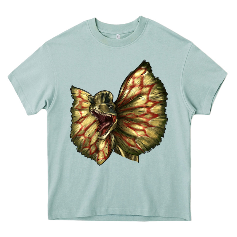Dilophosaurus Face Heavy Core Tee by LillyAllenDesigns | Teevron
