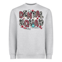 Heather Grey dental squad Heavyweight Sweatshirt - Zillion Design Studio