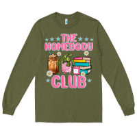 Army Green the homebody club Long Sleeve Tee - JahusDesignShop