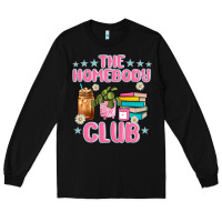 Black the homebody club Long Sleeve Tee - JahusDesignShop