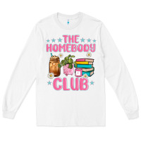White the homebody club Long Sleeve Tee - JahusDesignShop