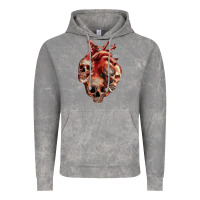 Cloud Rock Heart Skulls Vintage Hoodie - RanaPortraitStore