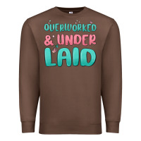 Chestnut overworked underlaid Premium Sweatshirt - MaliasSmallBusiness