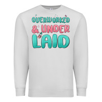 Dove Grey overworked underlaid Premium Sweatshirt - MaliasSmallBusiness