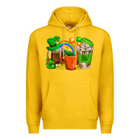 Lemon St. Patricks Day Coffee Cups Premium Hoodie - BundleAndBundleShop