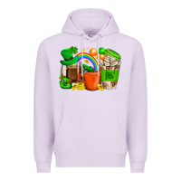 Lilac St. Patricks Day Coffee Cups Premium Hoodie - BundleAndBundleShop