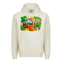 Oatmeal Heather St. Patricks Day Coffee Cups Premium Hoodie - BundleAndBundleShop