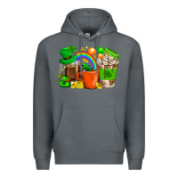 Rock St. Patricks Day Coffee Cups Premium Hoodie - BundleAndBundleShop