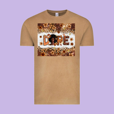 Dope Melanin Vintage Tee Designed By Zillion Design Studio