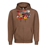 Chestnut fire truck gnomes Zipper Hoodie - Artiststas