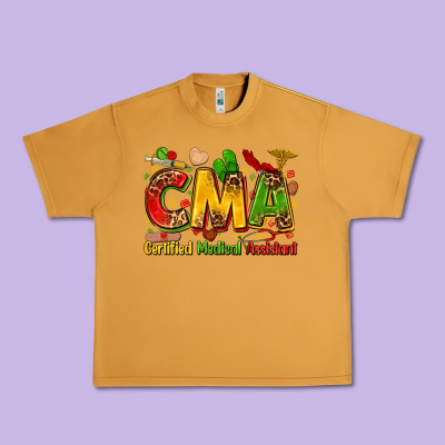 Certified Medical Assistant Juneteenth Urban Heavy Tee Designed By Zillion Design Studio