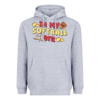 Heather Grey in my softball era Heavyweight Hoodie - MaliasSmallBusiness