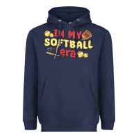 Navy in my softball era Heavyweight Hoodie - MaliasSmallBusiness
