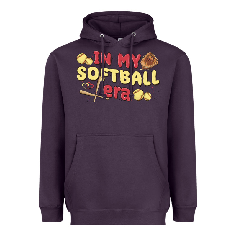 In My Softball Era Heavyweight Hoodie by MaliasSmallBusiness | Teevron
