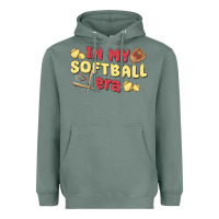Sage in my softball era Heavyweight Hoodie - MaliasSmallBusiness