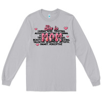 Moon Dust she is mom compliment words Long Sleeve Tee - JahusDesignShop