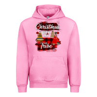 Fuchsia Pink Christmas With My Tribe Urban Hoodie - Bettercallsaul
