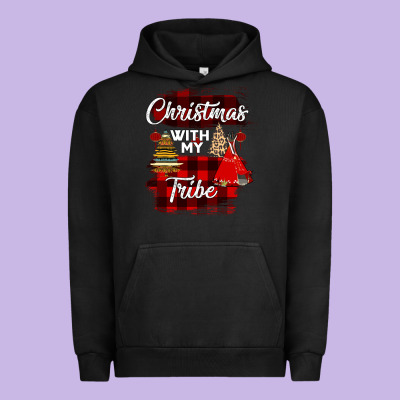 Christmas With My Tribe Urban Hoodie Designed By Bettercallsaul