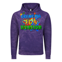 Cloud Purple grandma of a warrior Vintage Hoodie - Zillion Design Studio
