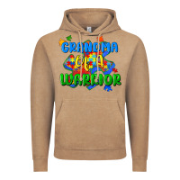 Vintage Coffee grandma of a warrior Vintage Hoodie - Zillion Design Studio