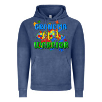Vintage Denim grandma of a warrior Vintage Hoodie - Zillion Design Studio