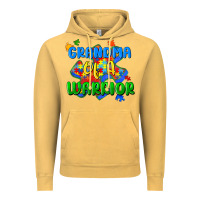 Vintage Mustard grandma of a warrior Vintage Hoodie - Zillion Design Studio