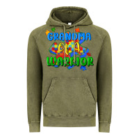 Grandma Of A Warrior Vintage Hoodie | Teevron