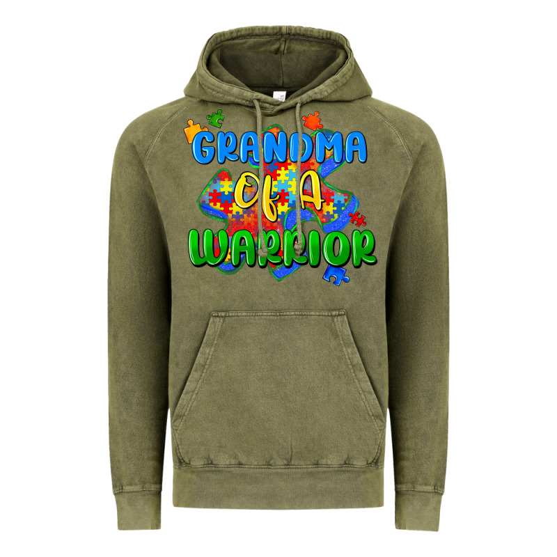 Grandma Of A Warrior Vintage Hoodie by Zillion Design Studio | Teevron