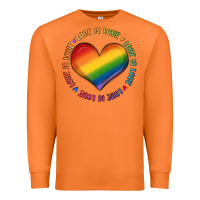 Carrot love is love Premium Sweatshirt - MaliasSmallBusiness