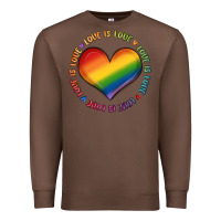 Chestnut love is love Premium Sweatshirt - MaliasSmallBusiness
