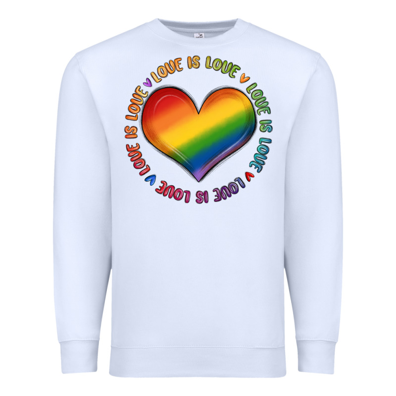 Love Is Love Premium Sweatshirt by MaliasSmallBusiness | Teevron