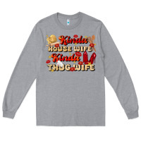 Heather Grey kinda house wife kinda thug wife Long Sleeve Tee - JahusDesignShop