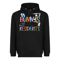 Black every bunny loves our residents Heavyweight Hoodie - MaliasSmallBusiness
