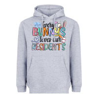 Heather Grey every bunny loves our residents Heavyweight Hoodie - MaliasSmallBusiness