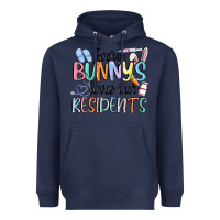 Navy every bunny loves our residents Heavyweight Hoodie - MaliasSmallBusiness