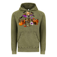 Vintage Olive Heifer cow halloween Vintage Hoodie - RanaPortraitStore