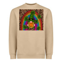Mushroom st patricks day gnomes shamrock rainwow Heavyweight Sweatshirt - RanaPortraitStore