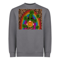 Storm st patricks day gnomes shamrock rainwow Heavyweight Sweatshirt - RanaPortraitStore