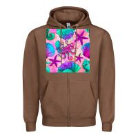 Chestnut summer beach seamless pattern Zipper Hoodie - BundleAndBundleShop