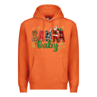 Carrot Santa Baby With Santa Premium Hoodie - BundleAndBundleShop