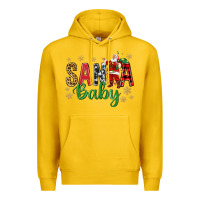 Lemon Santa Baby With Santa Premium Hoodie - BundleAndBundleShop