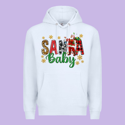 Santa Baby With Santa Premium Hoodie Designed By Bundleandbundleshop