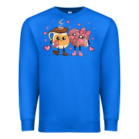 True Royal valentines  day conchas and cafecito Premium Sweatshirt - MaliasSmallBusiness